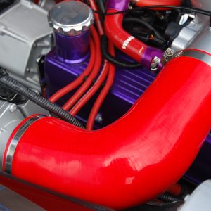 Silicone Plenum Elbow Hose for TVR Chimaera, Griffith in Situ
